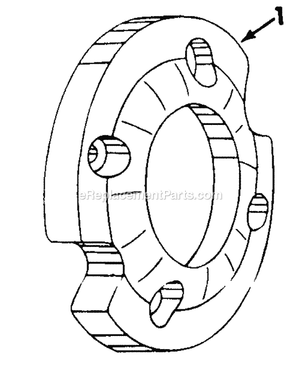 Rear Wheel Weights Diagram and Parts List for 127 2050040U Cub Cadet Lawn Tractor